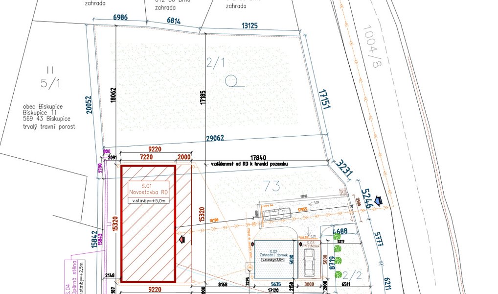 Prodej stavebního pozemku 1 071 m², Biskupice – náhled fotky 24