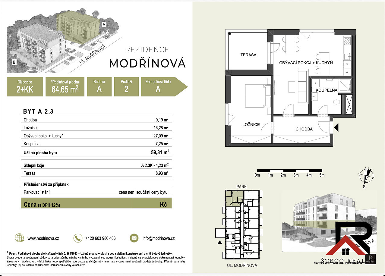 Pronájem bytu 2+kk 60 m² – fotografie 5
