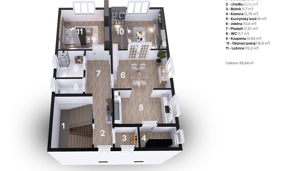Prodej domu 163 m² s pozemkem 560 m², Šenov – náhled fotky 11