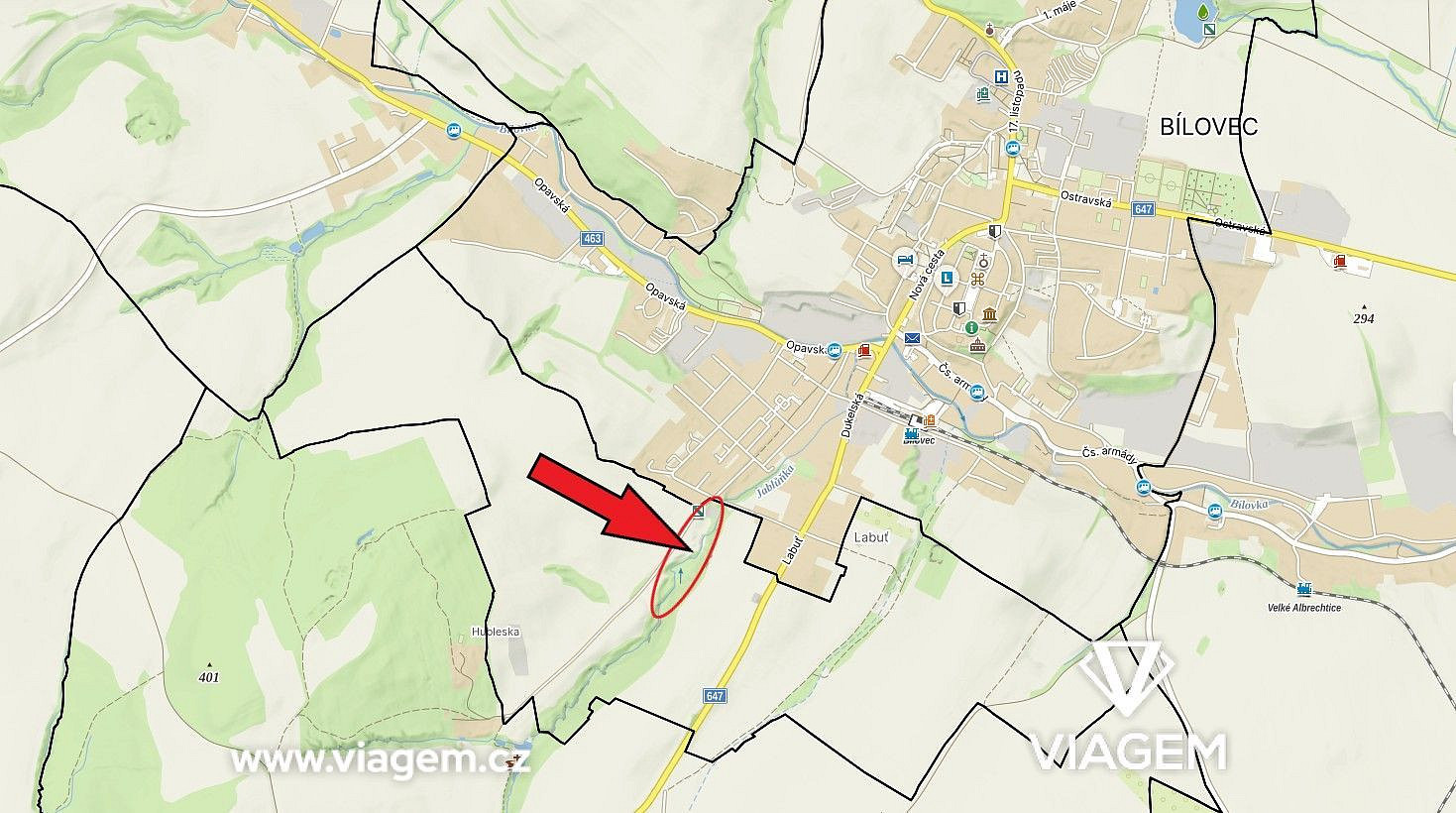 Prodej stavebního pozemku 2 531 m² – fotografie 3
