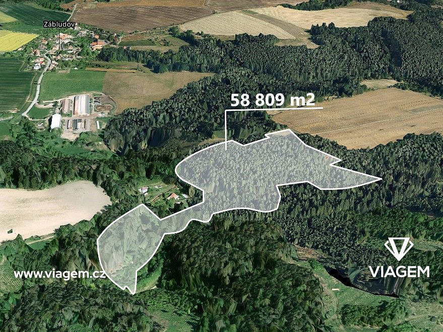 Prodej lesa 1 470 m²
