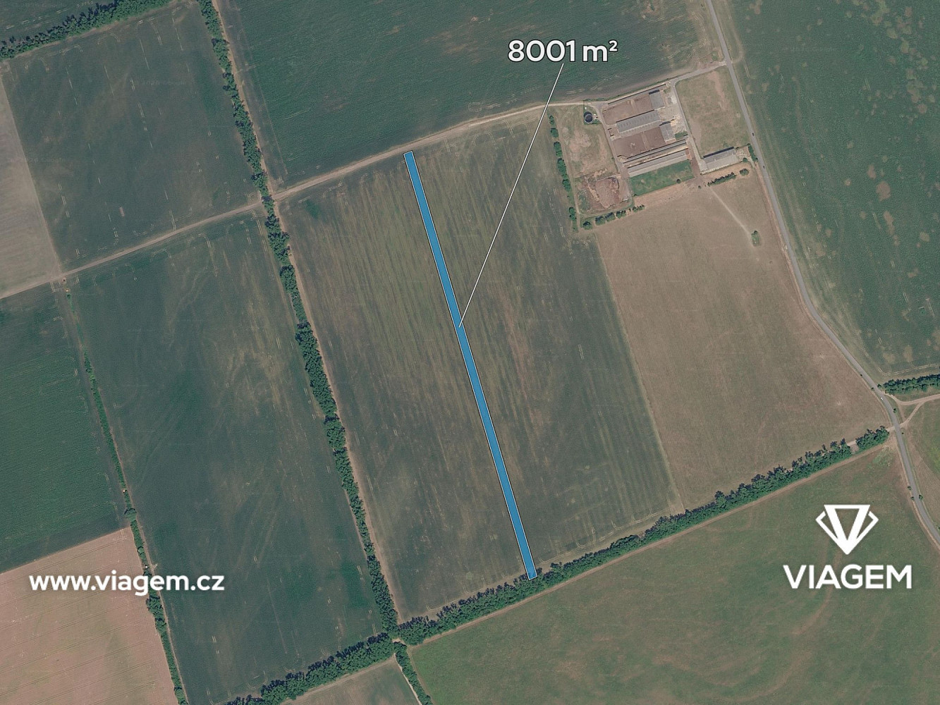 Prodej pole 8 001 m² – fotografie 2