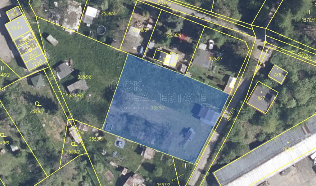 Prodej stavebního pozemku 1 562 m², Horní Jiřetín – náhled fotky 3