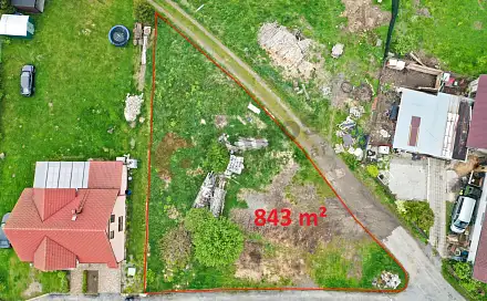 Prodej stavebního pozemku 843 m², Brtnice - Střížov, okres Jihlava