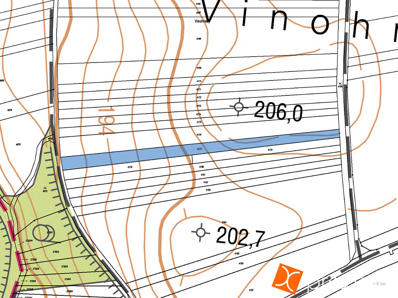 Prodej pole 586 m² – fotografie 3