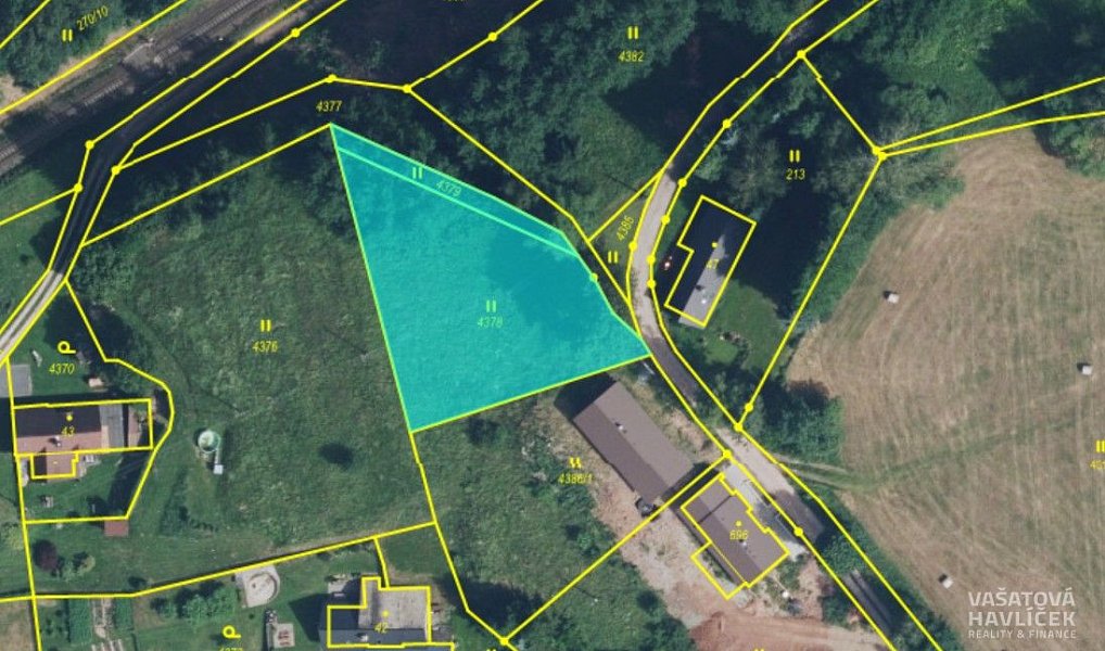 Prodej stavebního pozemku 1 353 m², Chotěvice – náhled fotky 3
