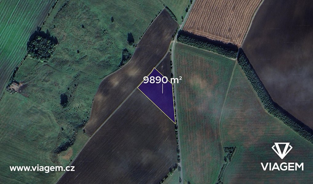 Prodej pole 309 m², Struhařov – náhled fotky 2