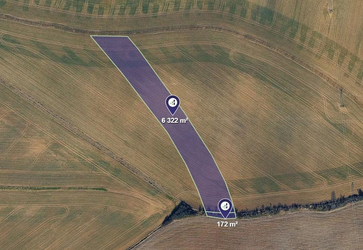 Prodej pole 812 m²