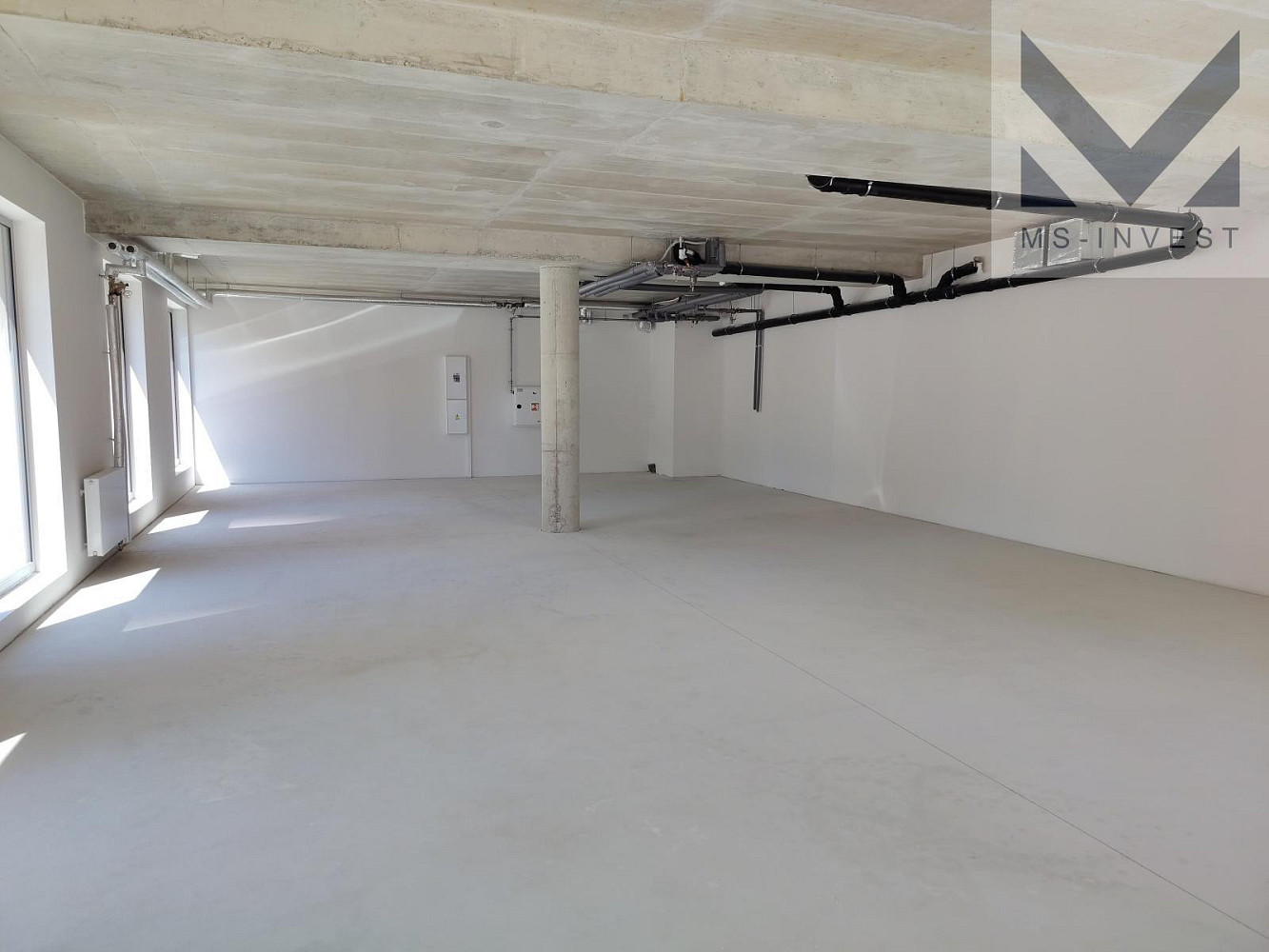 Prodej komerčního prostoru 89m² v 1. NP nového projektu Centrum Hostivice – pohled 4