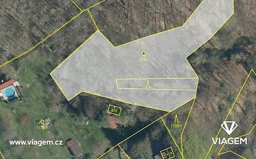 Prodej lesa 904 m², Mšeno, okres Mělník