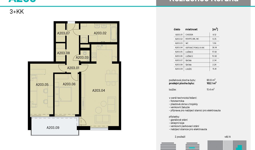 Prodej bytu 3+kk 102 m², Nové Město nad Metují – náhled fotky 2
