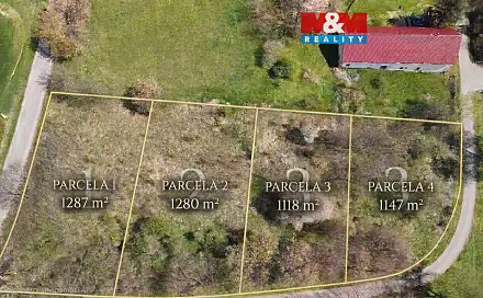 Prodej stavebního pozemku 4 832 m², Liptaň - Horní Povelice, okres Bruntál