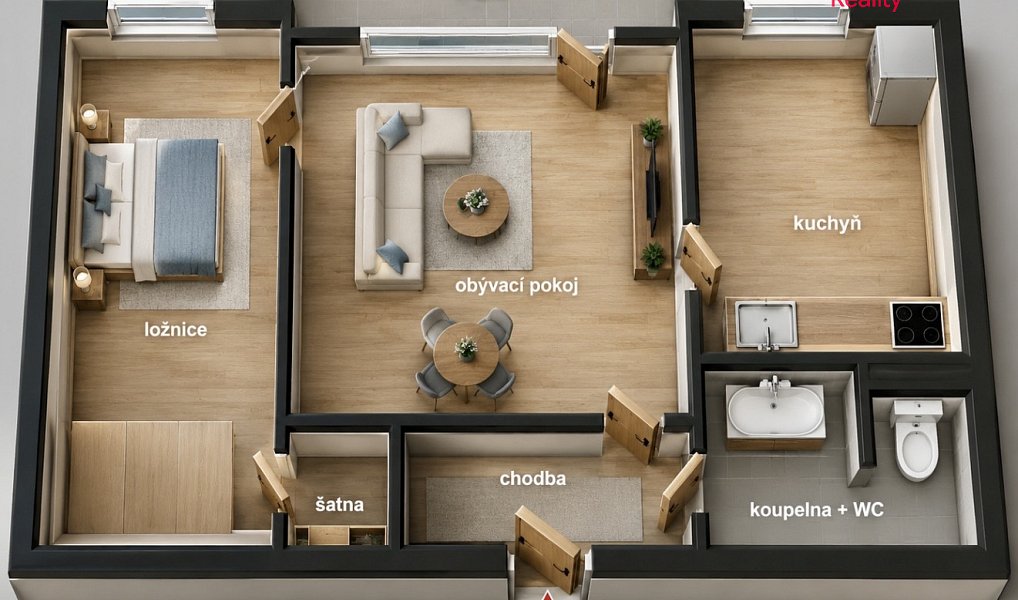Prodej bytu 2+1 44 m², Ostrava – náhled fotky 11