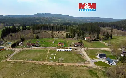 Prodej stavebního pozemku 1 550 m², Nová Pec, okres Prachatice