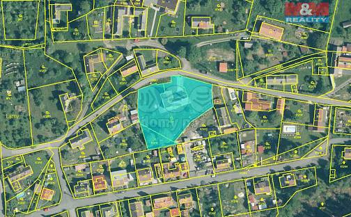 Prodej stavebního pozemku 2 490 m², Strašín, okres Klatovy