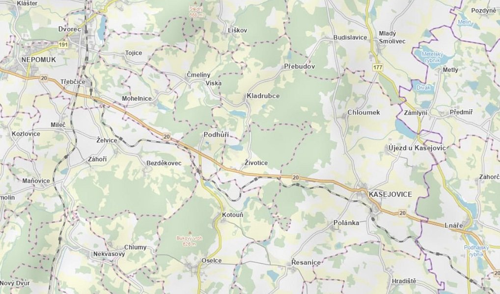 Prodej zahrady 1 902 m², Kasejovice – náhled fotky 3