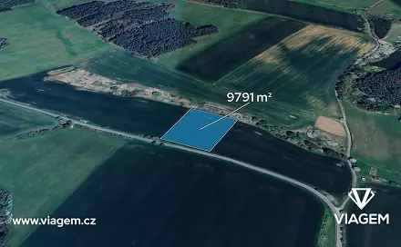 Prodej pole 2 610 m², Slabčice, okres Písek
