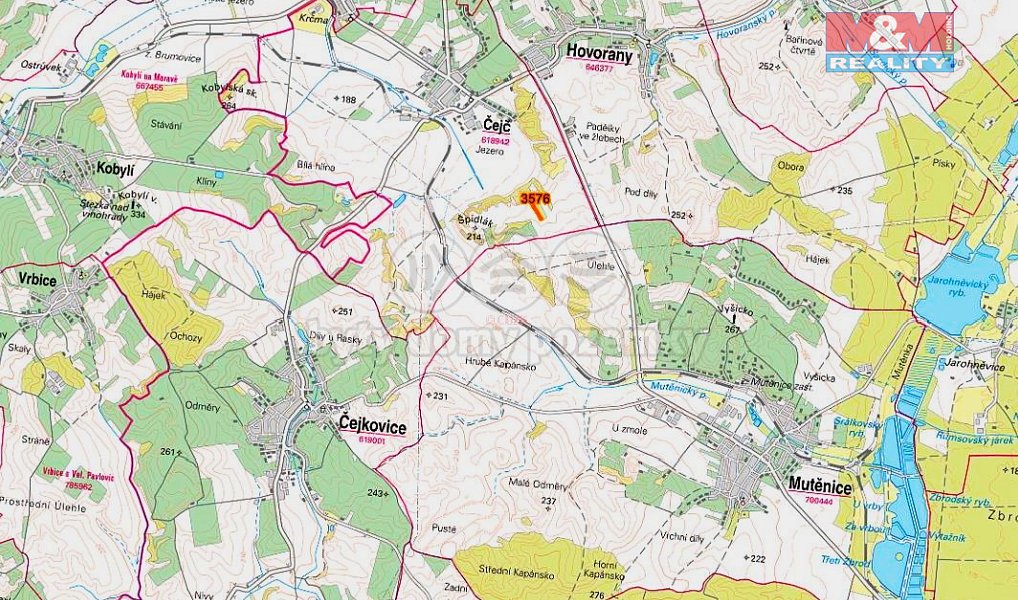 Prodej pole 5 686 m², Čejč – náhled fotky 5