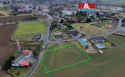 Prodej stavebního pozemku 3 083 m², Ústrašín, okres Pelhřimov