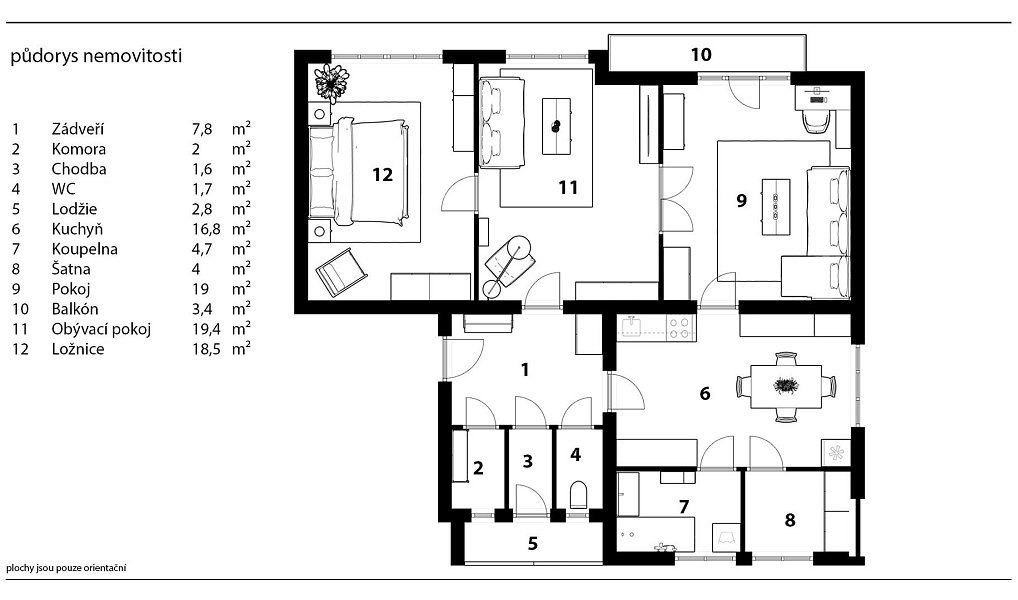 Prodej bytu 3+1 102 m², Seč – náhled fotky 14