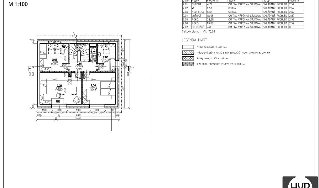 Prodej domu 171 m² s pozemkem 734 m², Hrušky – náhled fotky 20