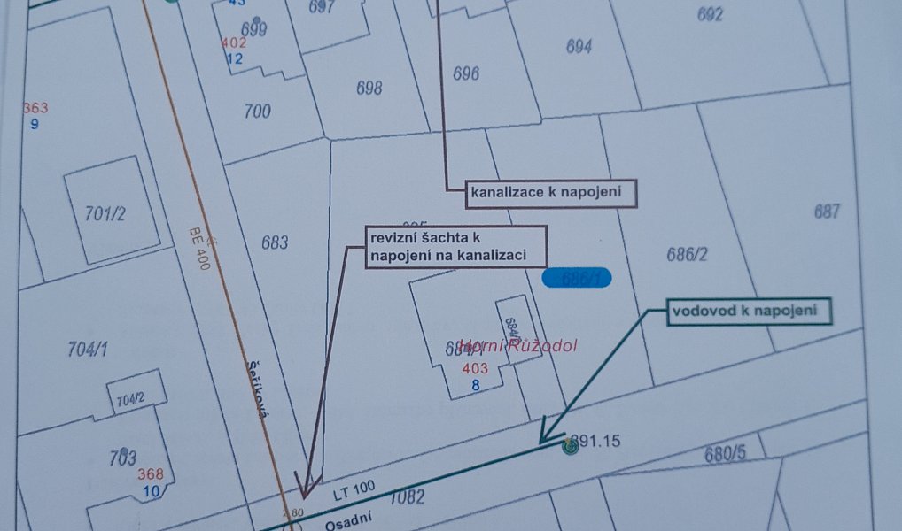 Prodej stavebního pozemku 400 m², Liberec – náhled fotky 3