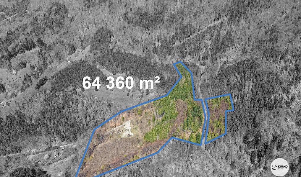 Prodej stavebního pozemku 64 360 m², Morávka – náhled fotky 2