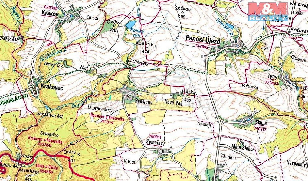 Prodej pole 3 750 m², Slabce – náhled fotky 5