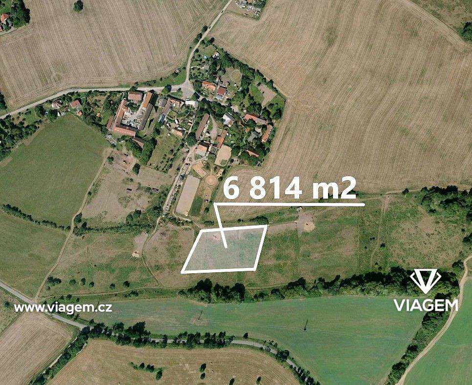 Prodej pole 6 814 m² - View 2