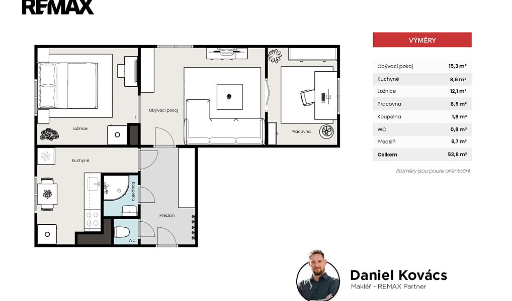 Prodej bytu 3+1 54 m², Písařov – náhled fotky 3