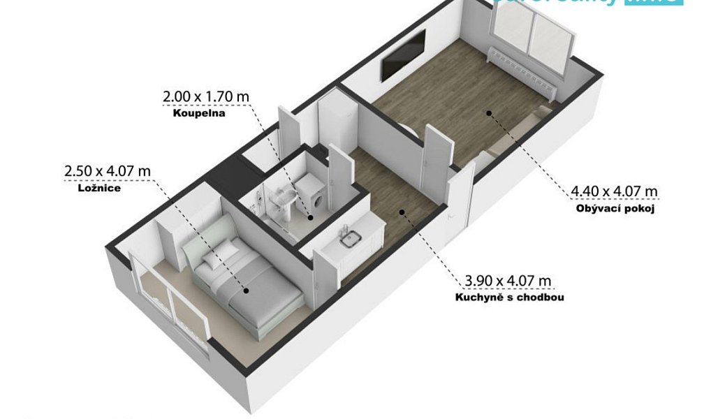 Prodej bytu 2+1 42 m², Stráž pod Ralskem – náhled fotky 18