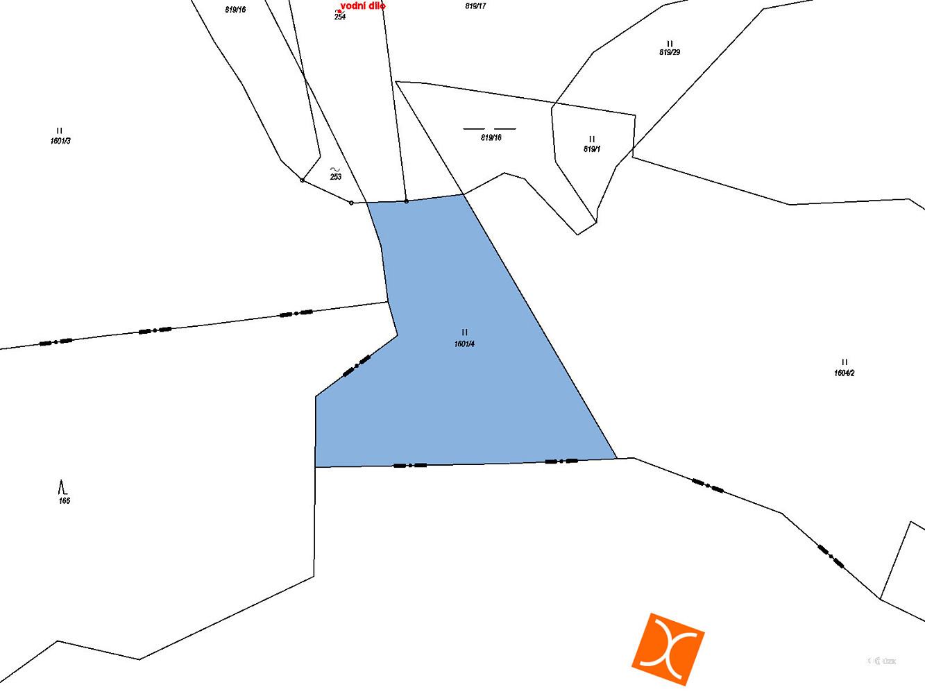 Prodej pozemku 1 047 m² – fotografie 2