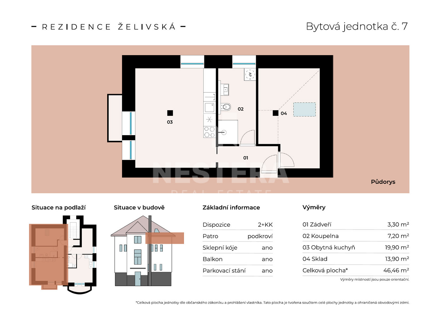 Prodej bytu 2+kk 47 m² – fotografie 2
