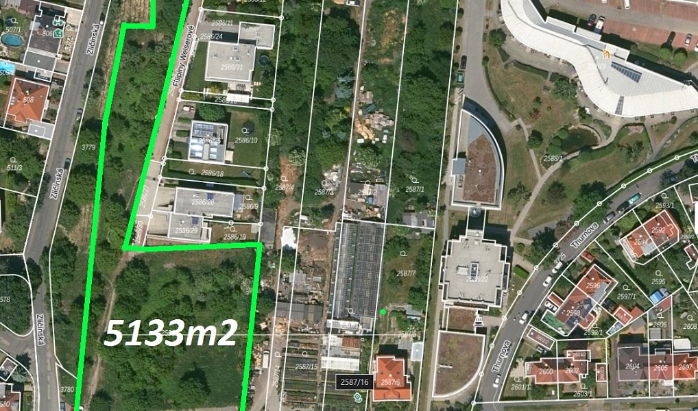 Prodej stavebního pozemku 5 133 m², Praha – náhled fotky 2