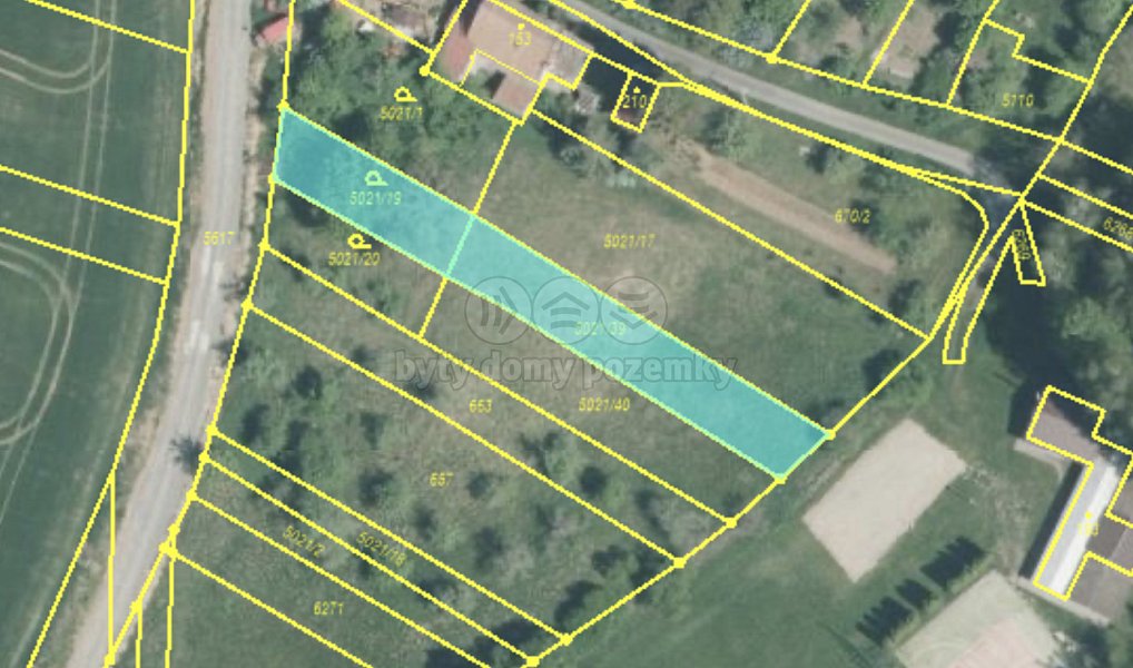 Prodej stavebního pozemku 734 m², Prasklice – náhled fotky 8