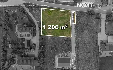 Prodej stavebního pozemku 1 200 m², Nový Malín