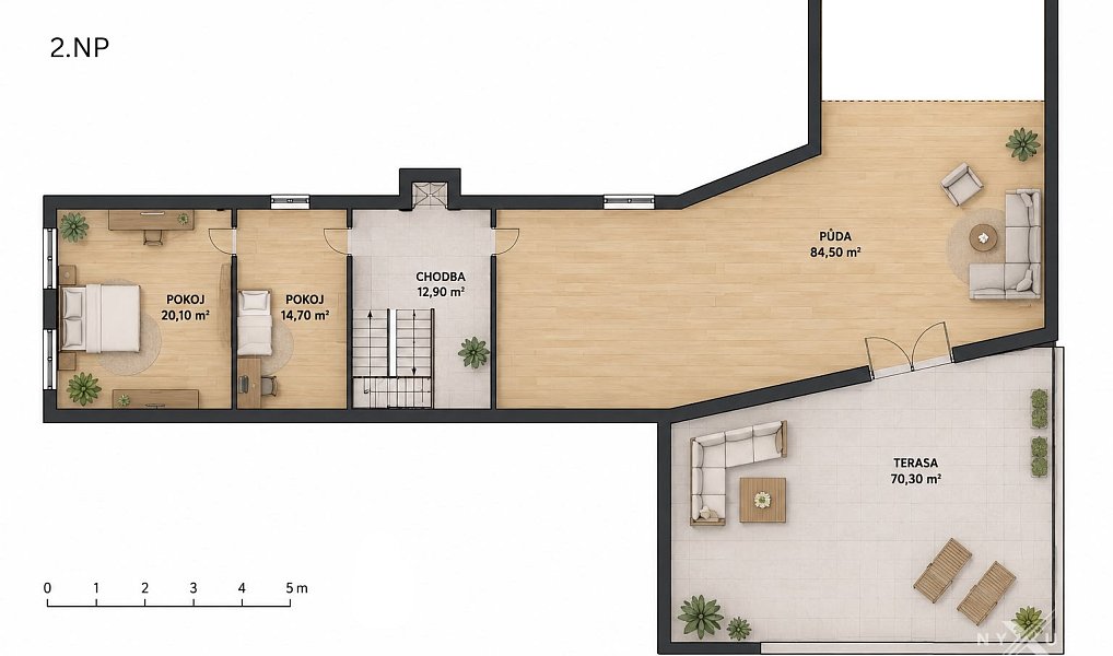 Prodej domu 213 m² s pozemkem 803 m², Chleby – náhled fotky 20
