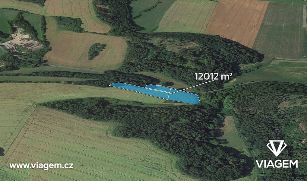 Prodej pole 6 006 m², Rozstání – fotka 1 z 5