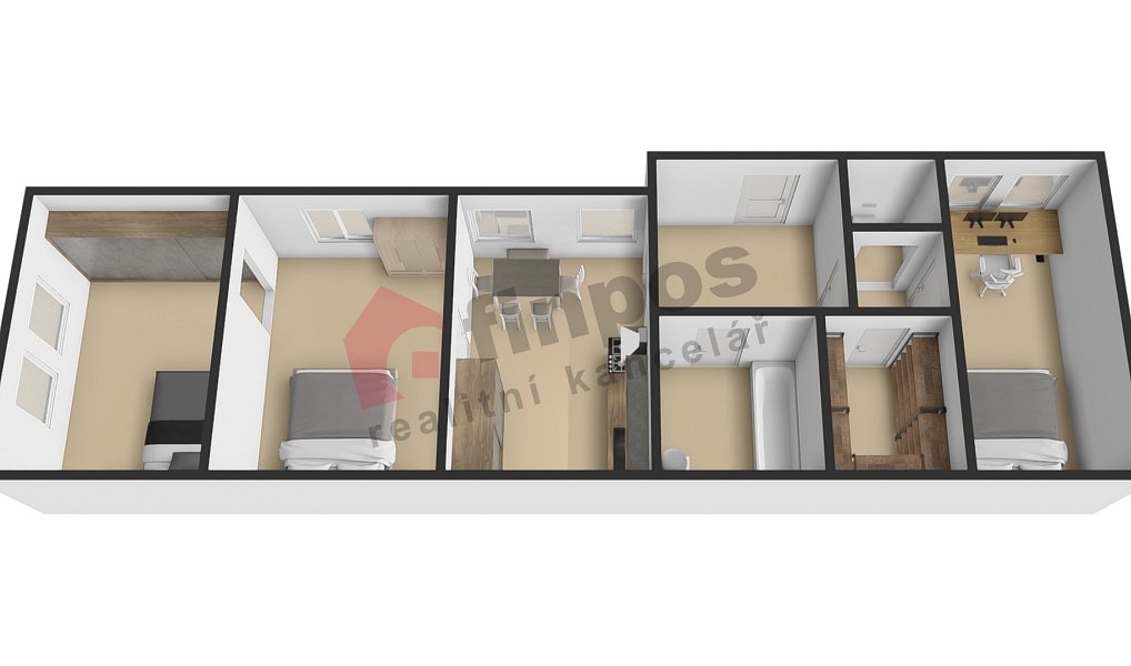 Prodej domu 68 m² s pozemkem 592 m², Nový Bydžov – náhled fotky 9