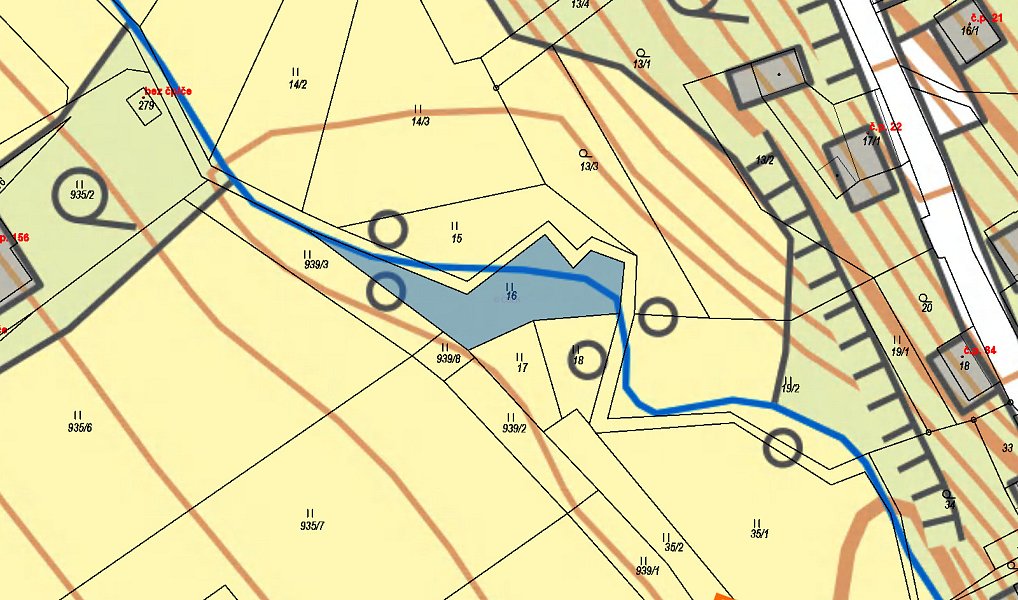 Prodej pozemku 593 m², Kruh – náhled fotky 3