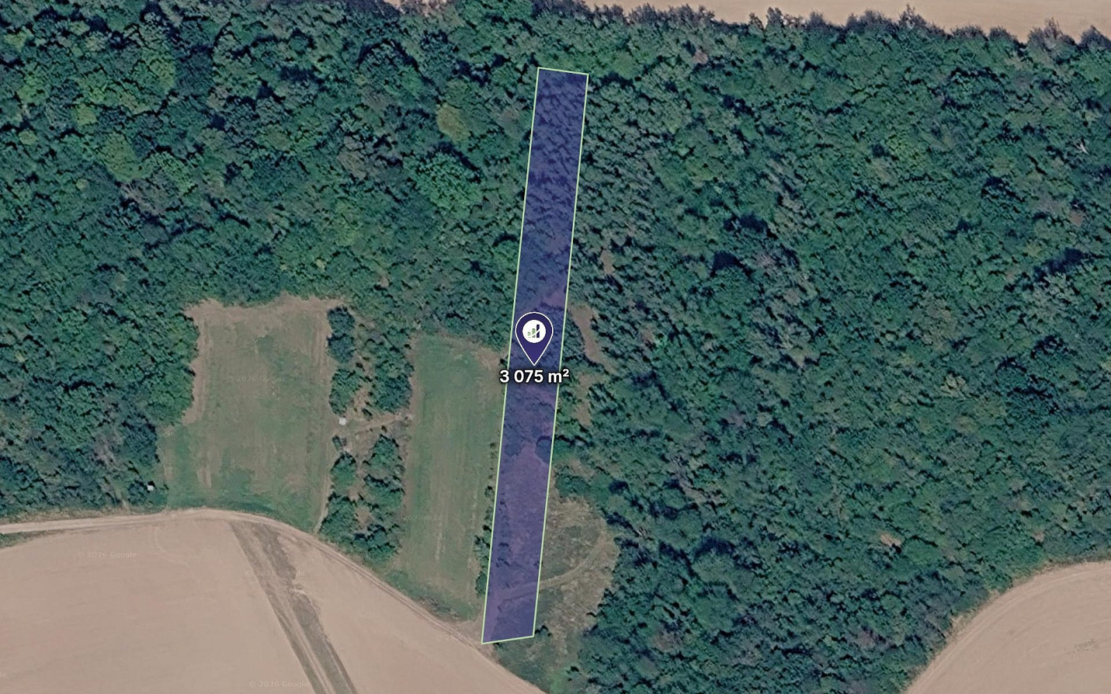 Prodej lesa 3 075 m²