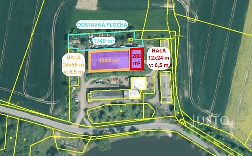 Pronájem skladovacích prostor 1 632 m², Dolní Novosedly - Chrastiny, okres Písek