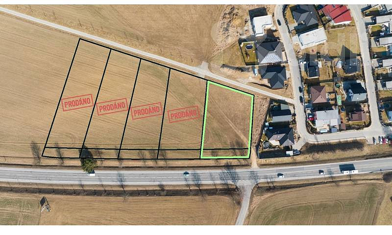 Prodej stavebního pozemku 2 109 m², Jihlava