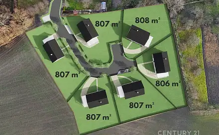 Prodej stavebního pozemku 808 m², Jankovice - Kozašice, okres Pardubice