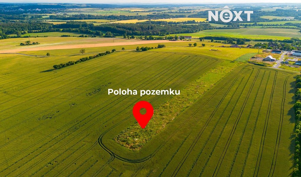 Prodej stavebního pozemku 3 281 m², Chotoviny – fotka 1 z 11