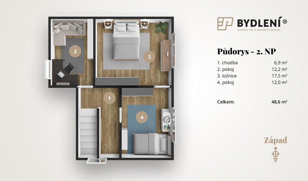 Prodej domu 99 m² s pozemkem 524 m², Kladruby – náhled fotky 12