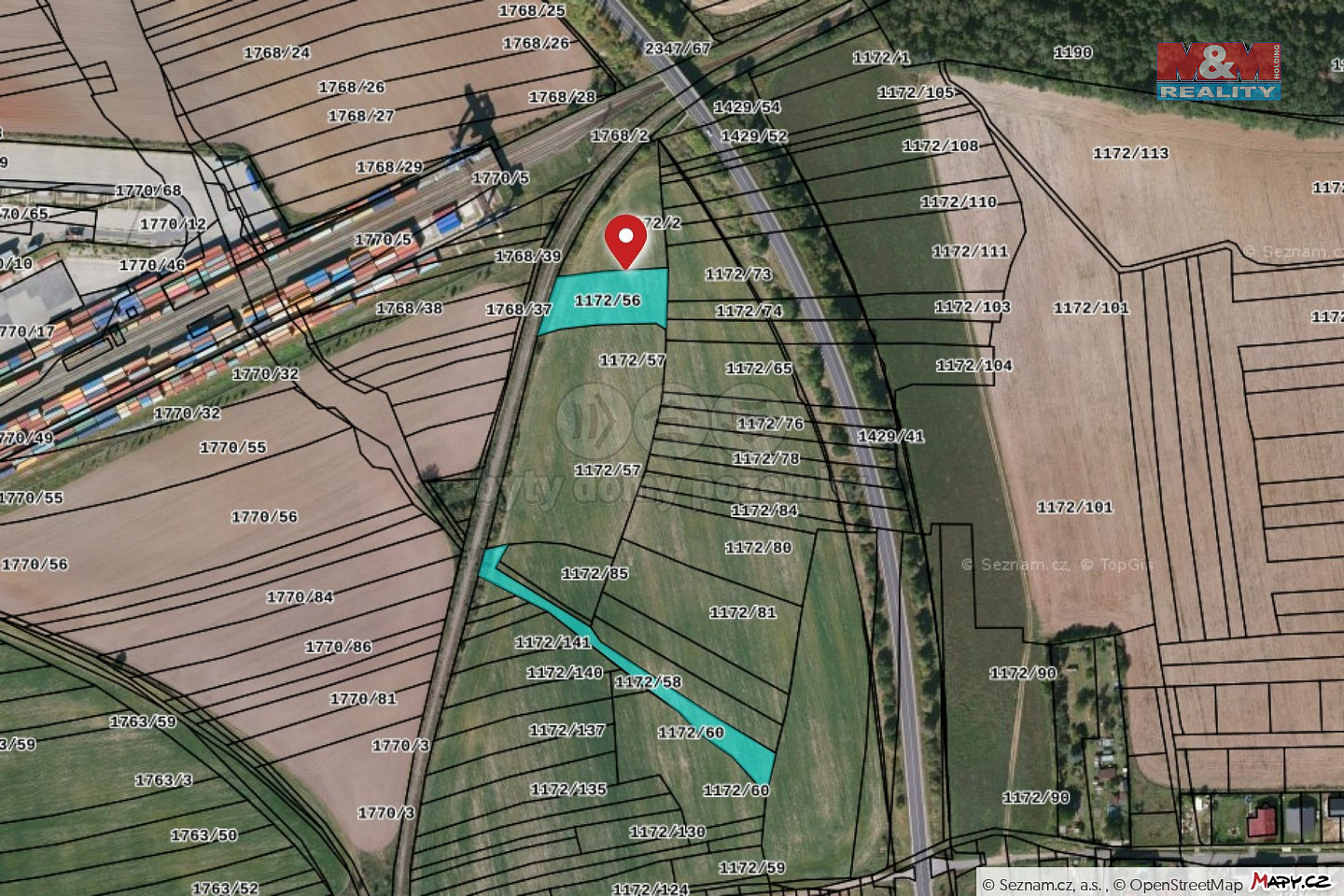 Prodej pole 3 625 m²
