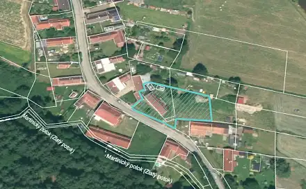 Prodej stavebního pozemku 1 465 m², Načeradec - Dolní Lhota, okres Benešov