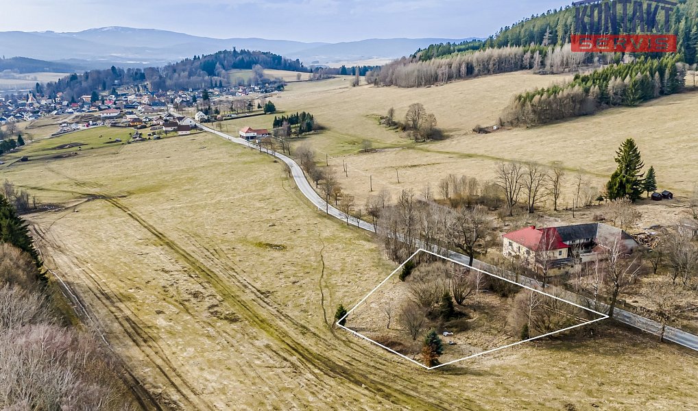 Prodej stavebního pozemku 1 821 m², Horní Planá – náhled fotky 6