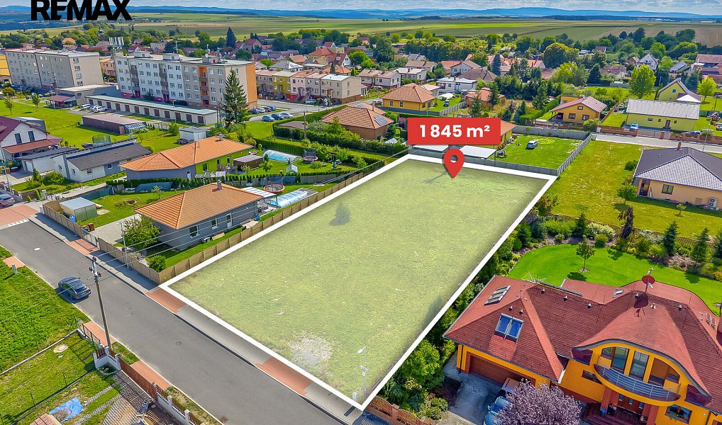 Prodej stavebního pozemku 1 845 m², Kožlany – náhled fotky 3